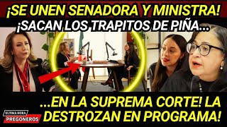 ¡SACAN LOS TRAPITOS DE NORMA PIÑA SE UNEN Y LA DESTROZAN EN PROGRAMA SENADORA Y MINISTRA ESQUIVEL [upl. by Maryann]