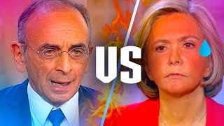 Éric Zemmour remet en place Valérie Pécresse hystérique en direct sur LCI [upl. by Ocir647]