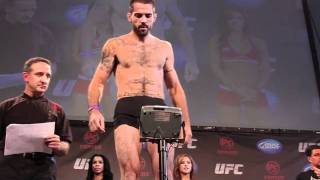 UFC on Versus 4 Barry vs Kongo Weigh Ins [upl. by Currier]