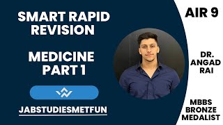 Smart Rapid Revision MEDICINE Part 1  FMGE amp NEET PG  Dr Angad Rai [upl. by Ikilisav]