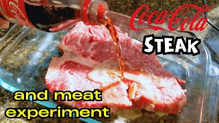 Coca Cola Tenderizer Makes Rare Steak BETTER  1 ingredient marinade for ALL beef Recipe [upl. by Fasta]