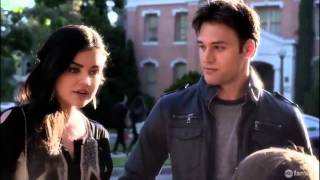 Pretty Little Liars  Aria amp Jake Run Into Malcom  quotFace Timequot 4x04 [upl. by Leviralc]