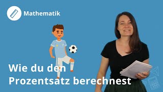 Prozentsatz Grundlagen der Prozentrechnung – Mathe  Duden Learnattack [upl. by Aicemaj]