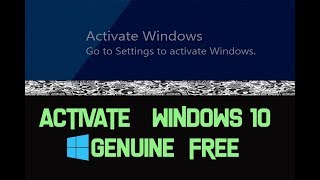 How to activate windows 10 in not Genuine STATE2018WORKING [upl. by Eeresed]