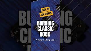 Burning Classic Rock Groove Guitar Backing Track In A Minor [upl. by Ballinger]