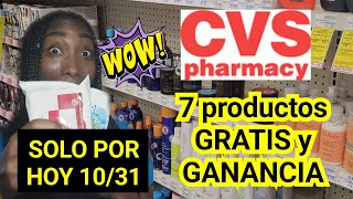 Mi compra 🚨7 productos GRATIS🚨SOLO POR HOY 1031 Corre por estas SUPER Ofertas en CVS [upl. by Zrike514]