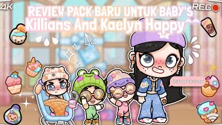 DRAMA AVATAR WORLD  REVIEW PACK CUTE BABY SHOWERR🤭🥹🩷  FOR KILLIANS KAELYN AND BABY KIM [upl. by Anayit]