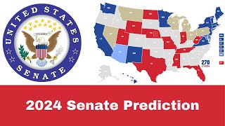 FINAL 2024 Election Senate Forecast  Who Will Win November 4 2024 [upl. by Esorrebma]