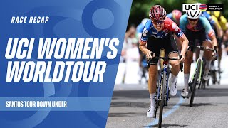 Santos Tour Down Under Race Recap  2024 UCI Womens WorldTour [upl. by Athalia]