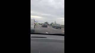 Accident sur lautoroute A13 vendredi 19 février 2021 [upl. by Nylrahc]