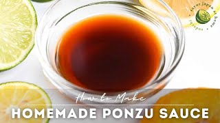 Homemade Ponzu Sauce Recipe 10x Easier Than You Think [upl. by Mindy12]