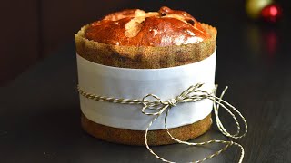 Super Easy Panettone Recipe  Panettone breadPanettone CakeHow to make PanettoneChristmas Bread [upl. by Suoivart]