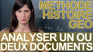 Analyser un ou deux documents  la méthode  HistoireGéographie  Les Bons Profs [upl. by Jake]