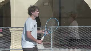 Oliver Fell Player Profile Ryan Zerbib Brophy High School Tennis Player [upl. by Strohl]