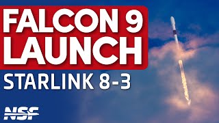 SpaceX Falcon 9 Launches Starlink 83 [upl. by Colt]