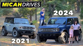 2024 Ford Bronco Review  Better Than Our 2021 [upl. by Elwood]