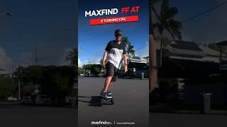 Turning CIRC🛹 🛹FF AT maxfind electricskateboard skateboarding skate shorts [upl. by Aiyram]