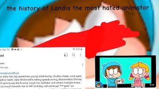 flipa drama the history of Landis the most hated animator in the animation community [upl. by Eeralav743]