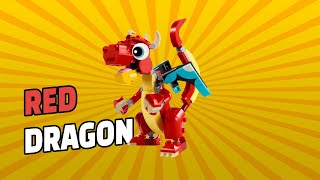 LEGO® Creator 3in1 Red Dragon  31145  Stop Motion [upl. by Benildas]