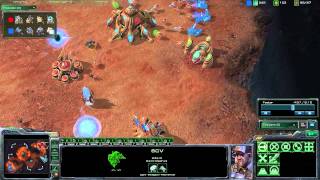 StarCraft 2  T 2 Marines 2 Marauders and a SCV  Strategy [upl. by Aierbma]