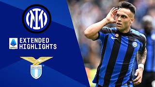 Inter vs Lazio Extended Highlights  Serie A  CBS Sports Golazo [upl. by Ludvig]