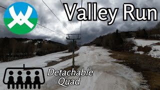 Waterville Valley Closing Day  Valley Run Quad [upl. by Mansur]