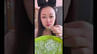 Ice eating girl  shorts shortvideo [upl. by Sillek]