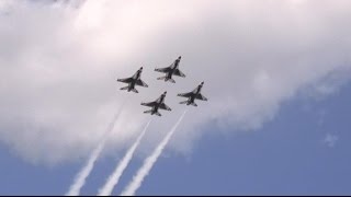 2014 Atlantic City Airshow  USAF Thunderbirds [upl. by Wendeline]