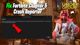 How To Fix Fortnite Chapter 5 Crashing  Fortntie Athena Crash Reporter  UE5FortniteGameAthena [upl. by Yelsiap403]