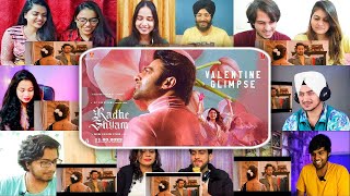 Radhe Shyam Valentine Glimpse  Prabhas  Pooja Hegde  Mix Mashup Reaction [upl. by Crescen]