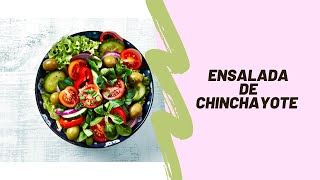 Riquísima ensalada de chinchayote [upl. by Astiram]