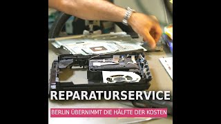 Reparieren statt Wegwerfen – Berlin startet mit dem Reparaturbonus [upl. by Hailahk]