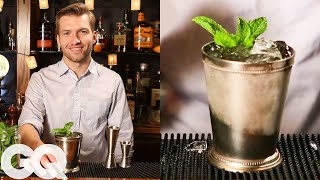 How To Make A Classic Mint Julep  GQ [upl. by Levison]