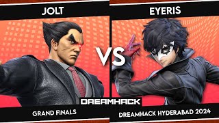 DreamHack India 2024  GRAND FINALS  Jolt Kazuya vs Eyeris Joker  Smash Ultimate [upl. by Aysa]