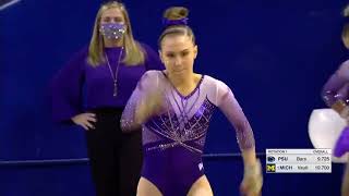 Natalie Wojcik Vault Michigan vs Penn State 2022 9950 [upl. by Silecara]