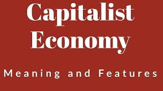 CapitalistMarketFree Economy and its featurescharacteristicsClass 12 EconomicsNCERTCBSE [upl. by Atikram]