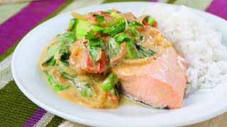 Recette  Pavé de saumon au pakchoï [upl. by Northey]