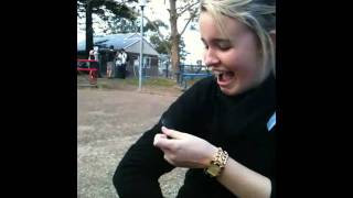 girl licks bird poo [upl. by Eloisa]