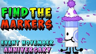 Find The Markers 💖 1 Badge 💖ROBLOX 💖 Event November [upl. by Nayd]