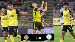 PERAK FC  3  vs  0  GEYLANG INTERNATIONAL FC • FRIENDLY MATCH 2024 [upl. by Ardnossak]