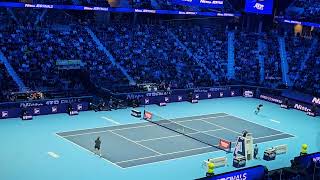 Daniil Medvedev VS Andrey Rublev  ATP FINALS 2023  TURIN  Set 2 Highlights OVER THE COURT VIEW [upl. by Curr]