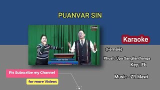 Puanvar Sin Karaoke Female [upl. by Meridith]