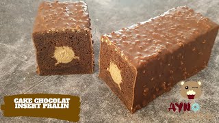 Recette cake chocolat🍫 avec insert pralin [upl. by Ynamreg]