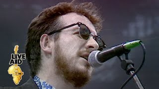 Elvis Costello  All You Need Is Love Live Aid 1985 [upl. by Gnourt]