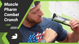 MusclePharm® Combat Crunch Protein Bar Review — Are They Too Chewy [upl. by Anaeli256]