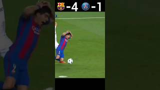 FC Barcelona vs PSG 2017 UCL Round Of 16 2nd Leg Highlights youtube shorts football [upl. by Asinla]