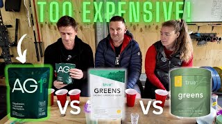 AG1 Unboxing and Blind Taste Test Athletic Greens vs True Greens Vlog 20 [upl. by Schoenberg34]