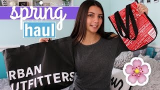 HUGE Try On Spring Clothing Haul 2017 [upl. by Eikcuhc838]