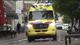 Onopvallend Politie en Ambulance met spoed onderweg in Amsterdam [upl. by Mariya119]