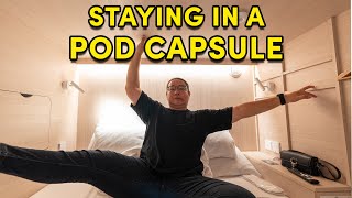 Reviewing a Pod Capsule in Singapore  Jyu Pod Capsule Hotel [upl. by Aedrahs]